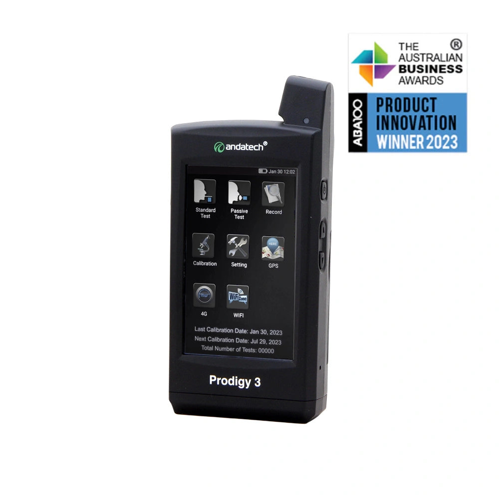 Andatech Prodigy 3 Lite Portable Workplace Breathalyser