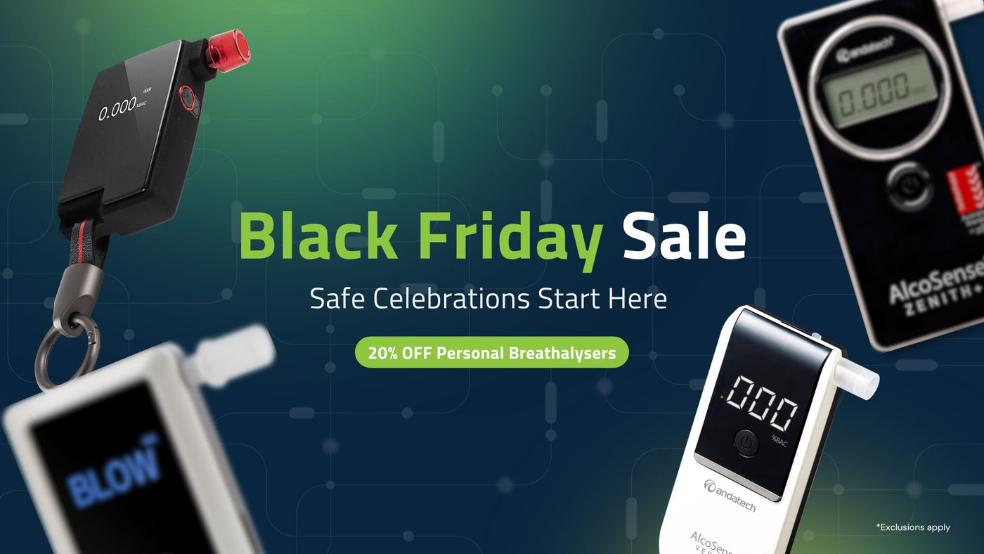 Andatech AlcoSense BFCM sale banner