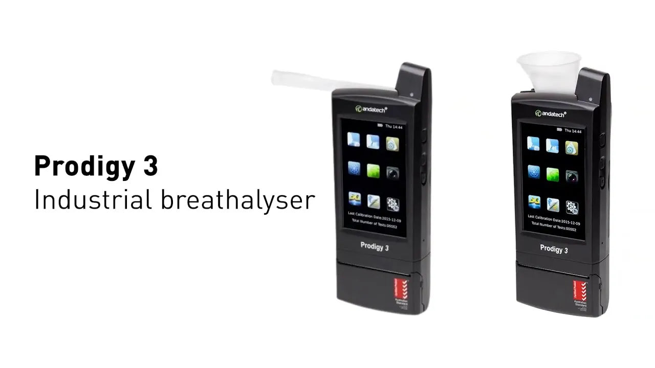 Load video: Meet the Andatech Prodigy S breathalyser