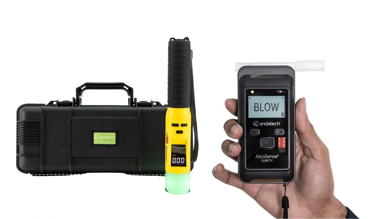 Andatech Sentry and Surety workplace breathalyser product features