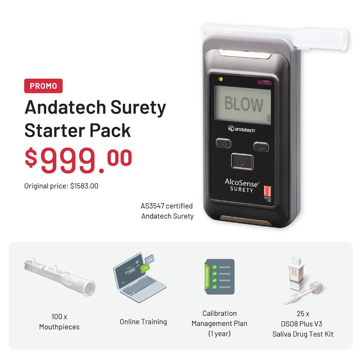 Surety Drug and Alcohol Testing Starter Pack