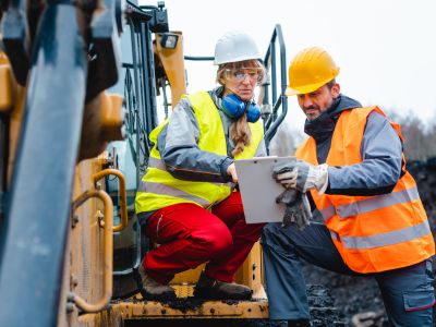 Mining industry workers in Australia