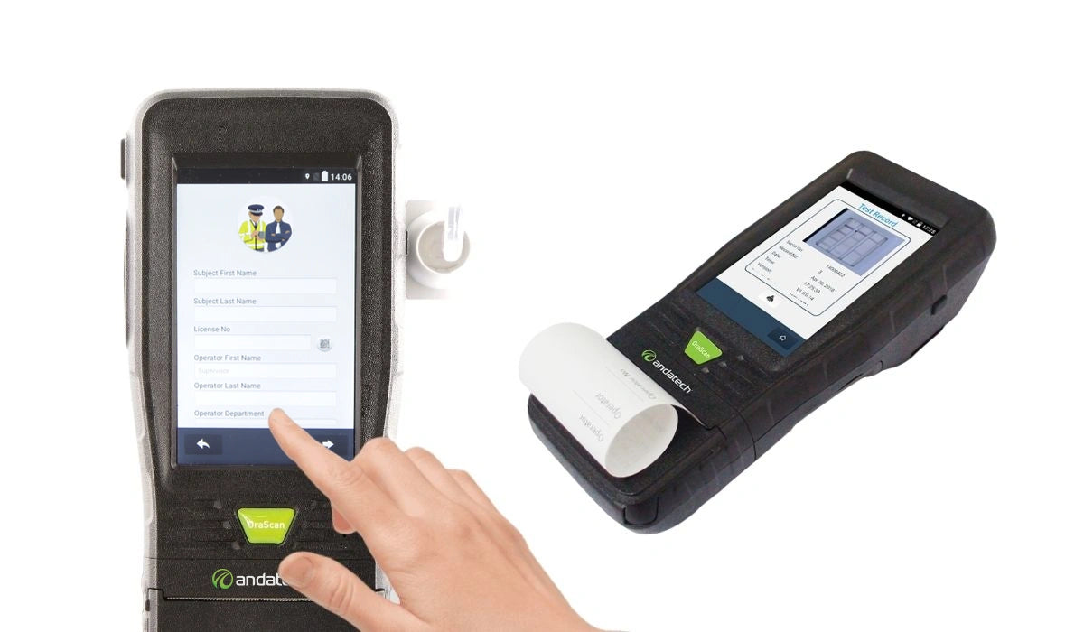 DrugSense OraScan saliva drug test analyser features
