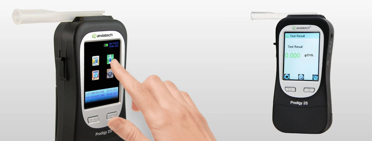 Andatech Prodigy 2S Lite breathalyser features