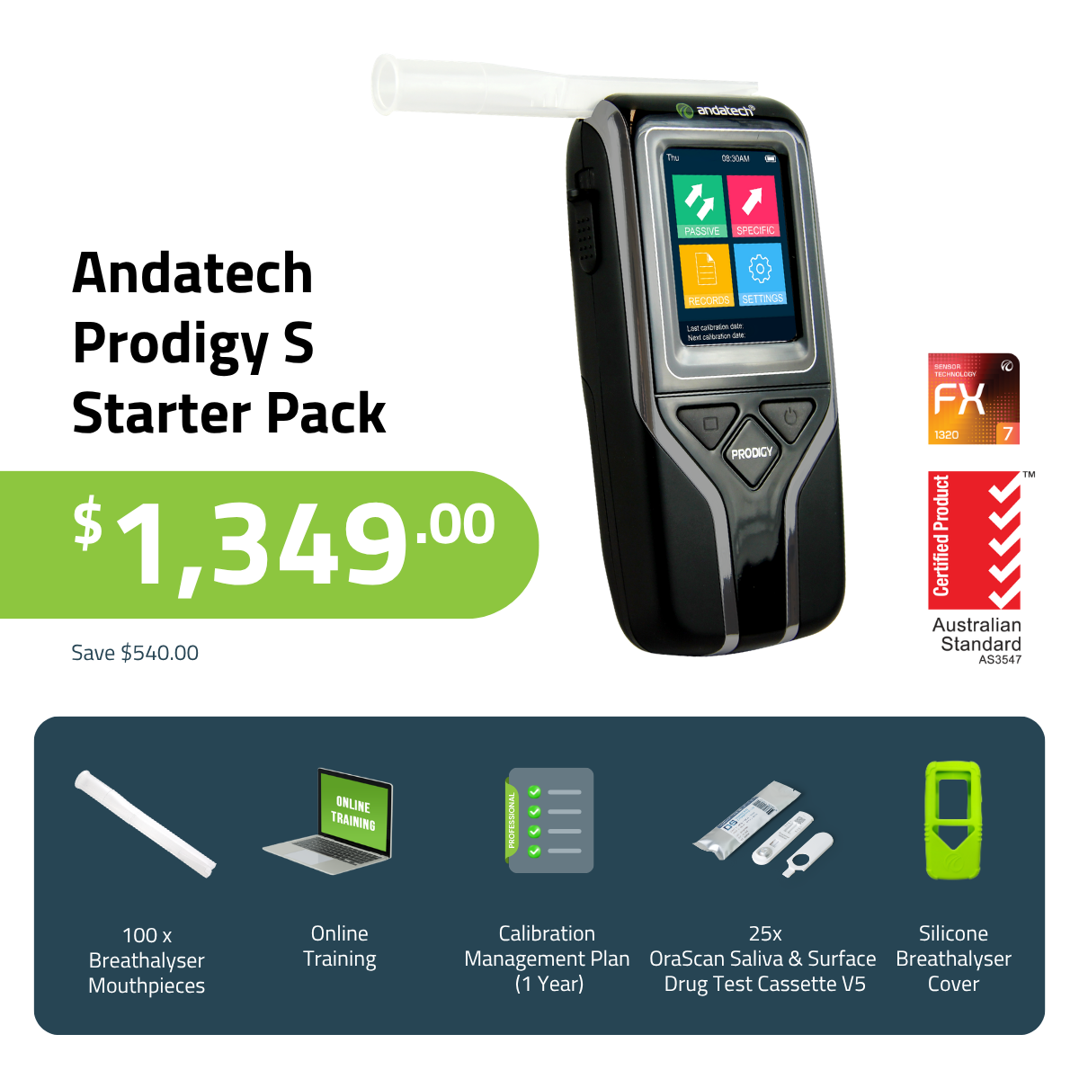 Prodigy S Drug and Alcohol Testing Starter Pack