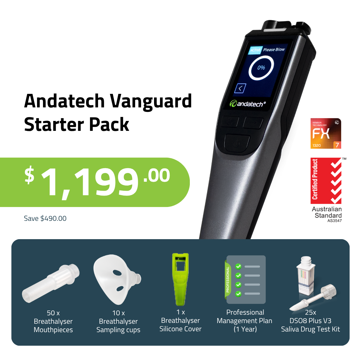 Vanguard Drug and Alcohol Testing Starter Pack