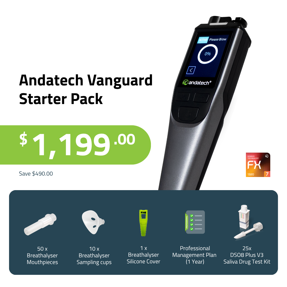 Vanguard Drug and Alcohol Testing Starter Pack