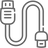 USB cable icon