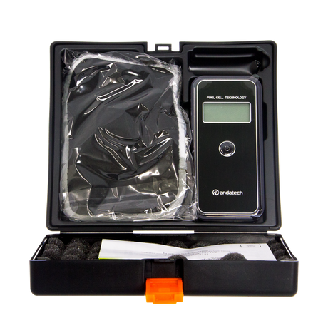 AlcoSense Stealth personal breathalyser with soft pouch & hard case