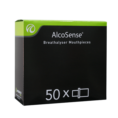 Mouthpieces of AlcoSense breathalysers x50 in a pack