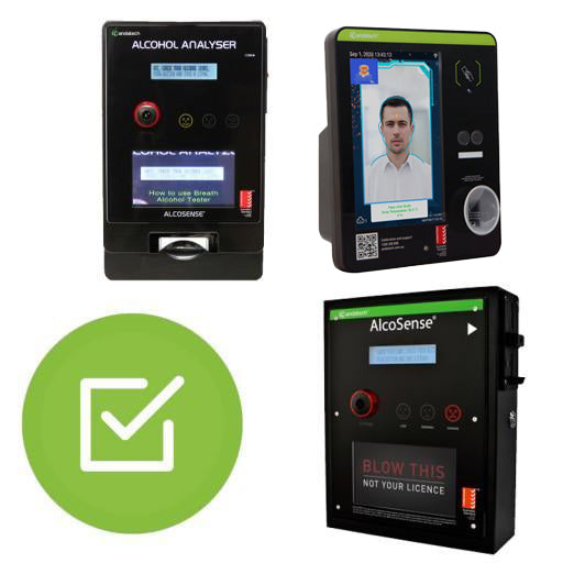 Andatech wall mounted breathalyser calibration management plans