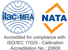 ISO/IEC17025 Calibration Accreditation logo for Andatech