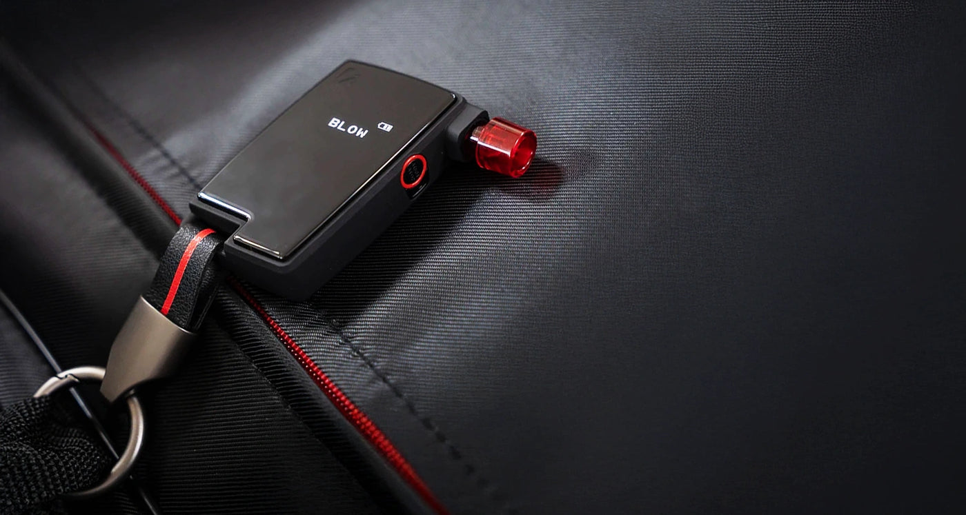 Andatech GT fuel cell breathalyser with leather keyring