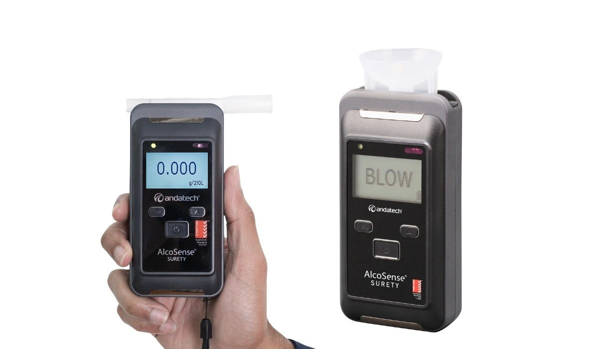 Andatech Surety workplace breathalyser product features
