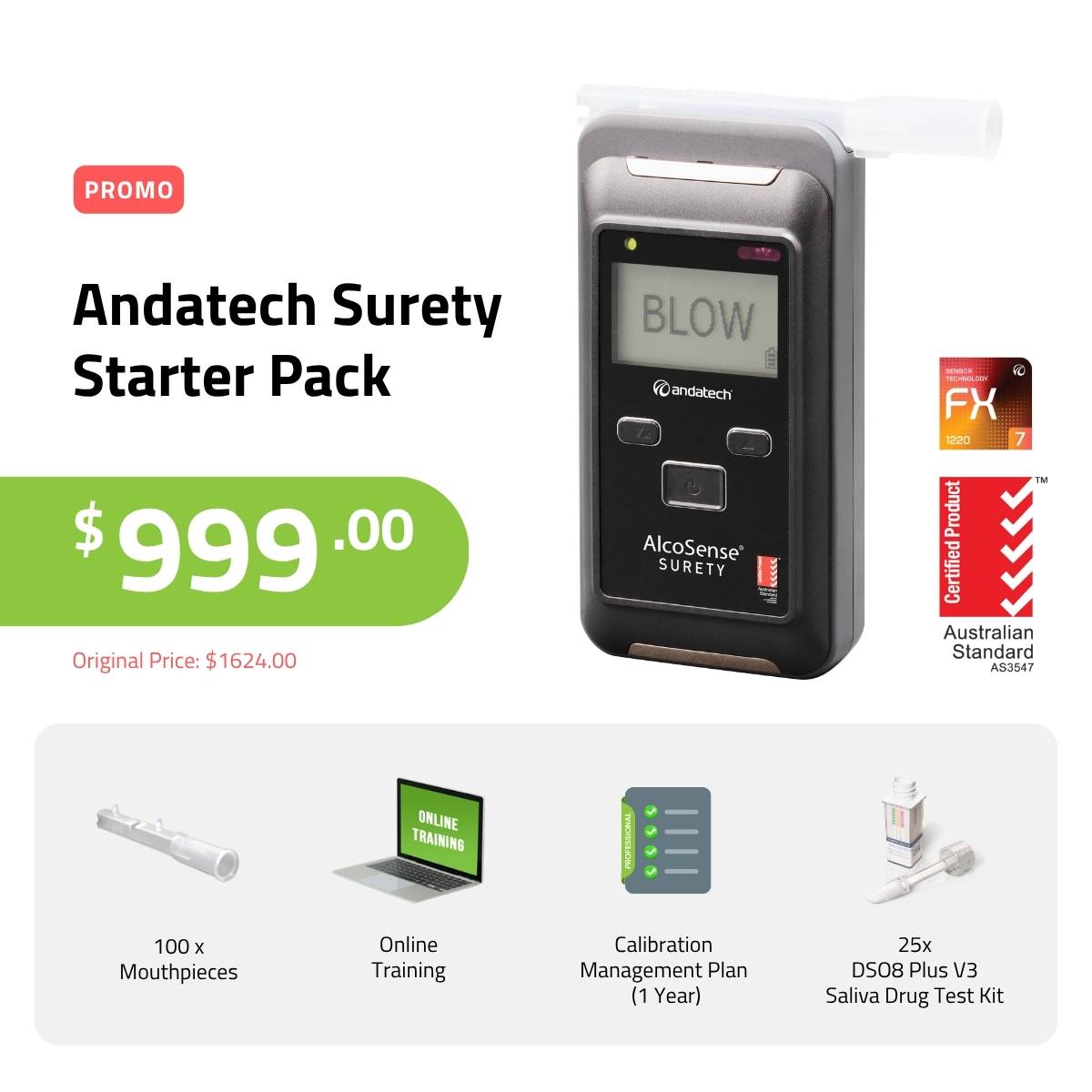 Workplace Drug & Alcohol Testing Starter Pack | Andatech