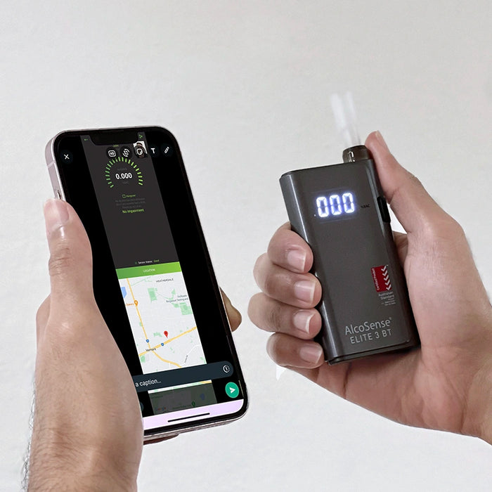 Step 2 Save and share alcohol test results on Andalink mobile app