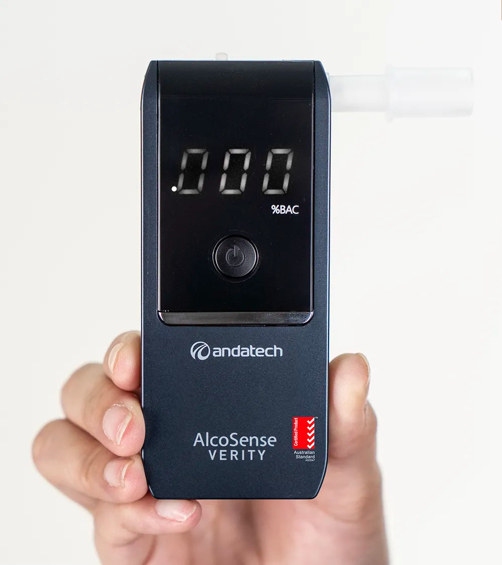 Step 4 AlcoSense Verity personal breathalyser alcohol test results