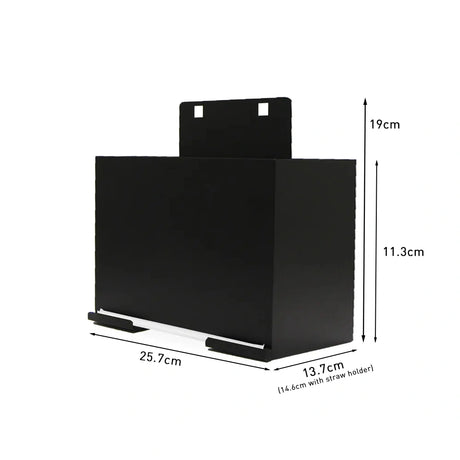 Straw Dispenser for Andatech Soberlive Breathalysers - Dimensions