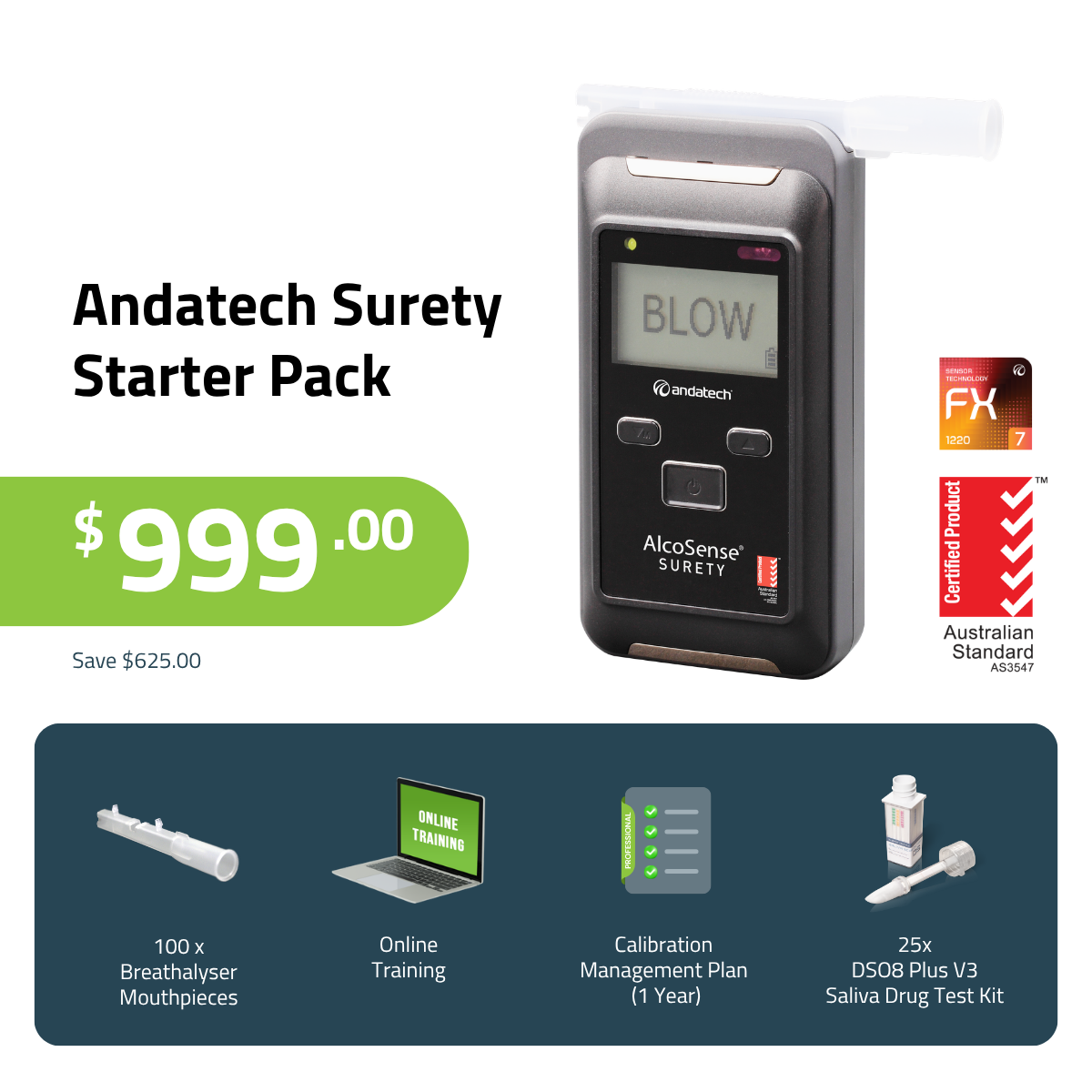 Surety Drug and Alcohol Testing Starter Pack