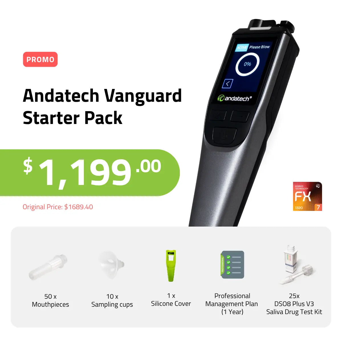 Vanguard Drug and Alcohol Testing Starter Pack