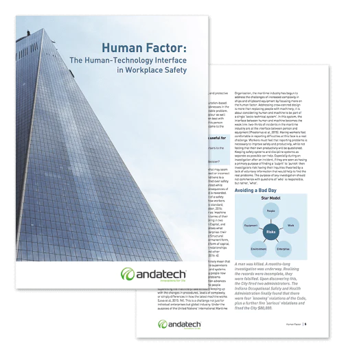 The human technology interface in workplace safety