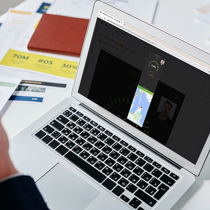 User receiving AlcoSense breathalysers' results through Andalink app