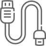 USB cable icon