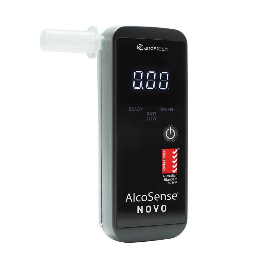 AlcoSense Novo Personal Breathalyser — AS3547 Certified Andatech