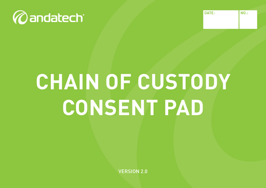 Chain of Custody Book (50 tests / 150 pages)