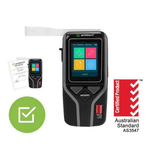 Andatech Prodigy S breathalyser bundle with online training and calibration plan