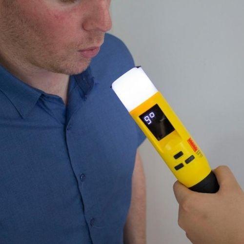 Andatech Sentry baton breathalyser in use