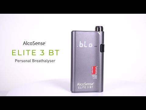 AlcoSense Elite 3 / Elite 3 BT personal breathalyser video